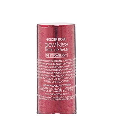 Golden Rose Gr Glow Kiss Tinted Lip Balm No: Strawberry 1 Pack (1 X 1 Piece) - Buy Online on GoSupps.com
