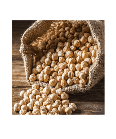 Organic Local White Chickpeas 1 kg