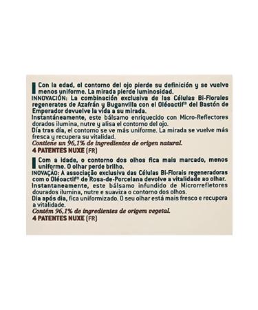 Nuxe Nuxuriance Gold Radiance Eye Balm Eye Contour Balm 15ml 1 Pack Category: Lips - Buy Online on GoSupps.com