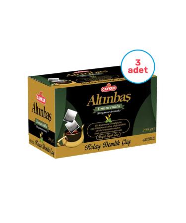 aykur 3 Pieces Alt nba Teapot Tea Bag (bergamot)