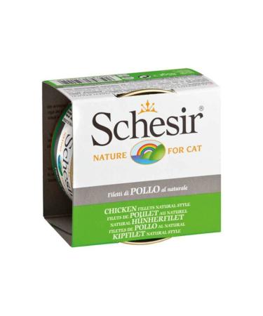 Schesir Chicken Fillet Sauce Cat Canned Food 85 Gr