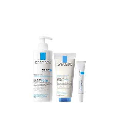 La Roche Posay Lipikar Baume + 400 ml + Syndet Ap+ 100 ml + Cicaplast Baume B5 15 ml Set
