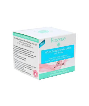 Rosense Eye Contour Care Cream 20 ml Rose Oil Argan Oil and Seaweed Content - Buy Online on GoSupps.com