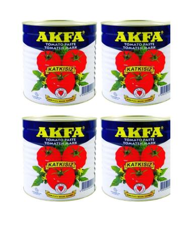 AKFA TEA Snl-akfa Tomato Paste 830 Gr Tank (4 Pieces)