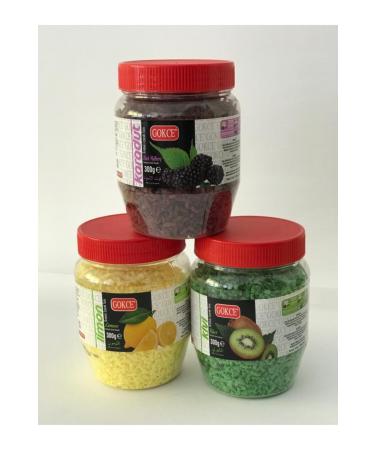 G K E ORALET Black Mulberry Kiwi Lemon 300 gr 3 Pieces