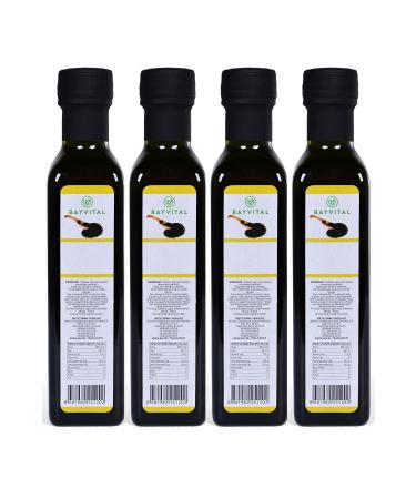 BAYV TAL 4 Pieces X 250 Ml Cold Pressed Black Cumin Oil (Black Cumin Oil) 1 Lt - Buy Online on GoSupps.com