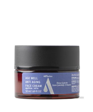 Alfheim Age Well Anti Aging Face Cream / For Fine Lines and Wrinkles / Gives Tightness / 50 Ml