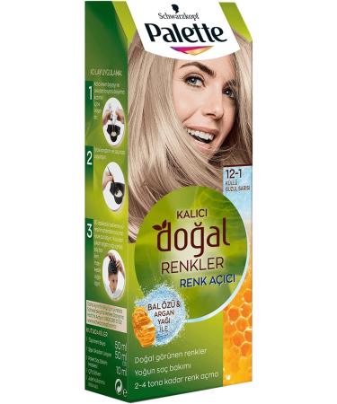 Palette Brand: Permanent Natural Colors Hair Dye 12-1 Ash Glacier Blonde Category: Hair Dye