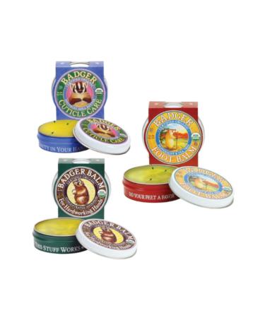 Badger Hand Foot and Nail Care Triple Set