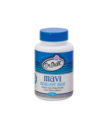 Dr. Gusto Dr Gusto Water Based Powder Food Coloring Blue 75 Gr.