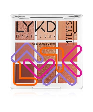 lykd 9-Pack Eyeshadow Palette 155 New Nude Category: Eyeshadow