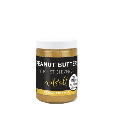 Nuts'All Peanut Butter with Pieces of Pistachios - 1000 Gr