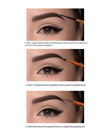 Trinova Black 3-Piece Eyebrow Shaper Brow Sculpt - Buy Online on GoSupps.com