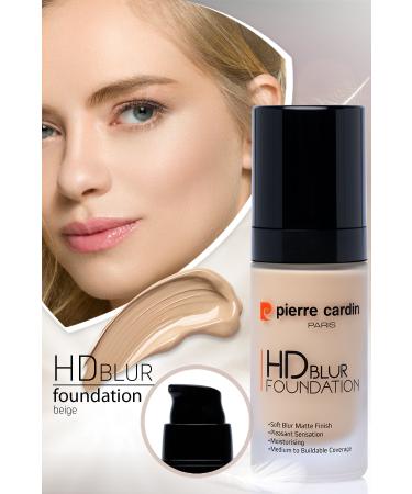 Pierre Cardin HD Blur Smooth Appearance Matte Foundation Beige - 30 ML