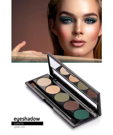Pierre Cardin Iconic Eyeshadow Palette Green Cult Eyeshadow