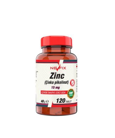 Nevfix Zinc Picolinate 15 mg 120 Tablets