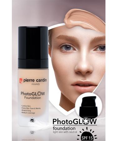 Pierre Cardin Photoglow Luminous Foundation Light Skin With Neutral - Buy Online on GoSupps.com