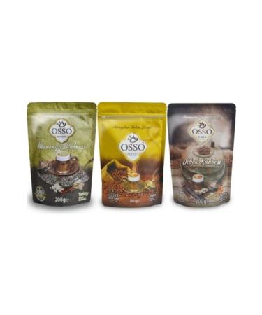 Osso 3-Piece Package (Ottoman Menengi Dibek) Coffee 3x200 Gr
