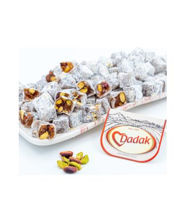 Dadak Turkish Delight and Nuts Powdered Sugar Pistachio Mini Turkish Delight 5 Kg - Buy Online on GoSupps.com