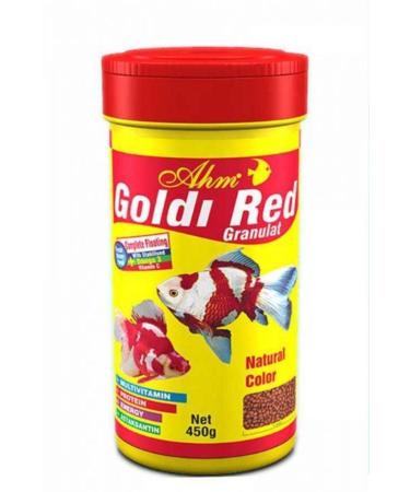 Ahm Goldi Red Granulate Fish Food 1000 Ml