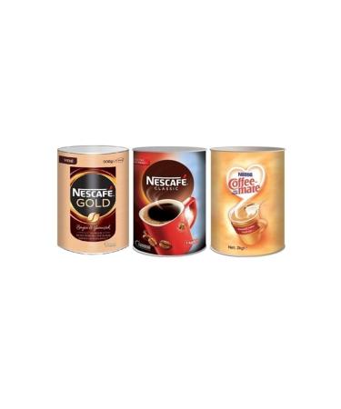 Nescafe Gold 900 Gr + Classic 1 Kg + Nestle Coffee Mate 2 Kg Economic Package