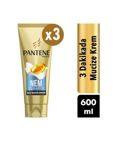 Pantene 3 Minute Miracle Hair Care Cream Moisture Therapy 3 X 200 Ml