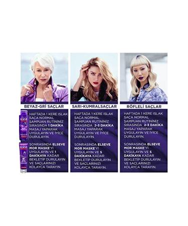 Elseve Brand: L'or al Paris Anti-Orange Purple Shampoo 200 ml - Buy Online on GoSupps.com