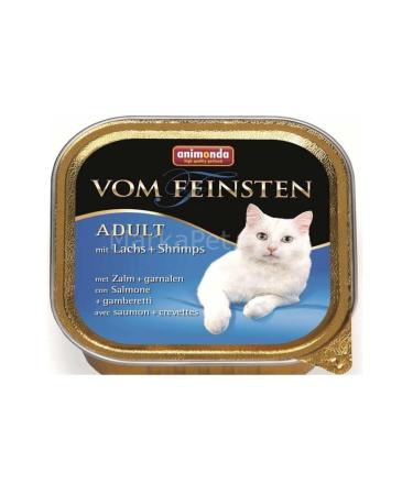 Animonda Canned Cat Food with Salmon and Shrimp 100gr x 12 Pieces