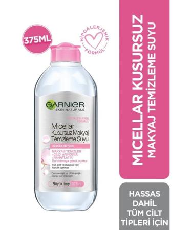 Garnier Micellar Perfect Make-Up Remover Water 375 Ml - Buy Online on GoSupps.com