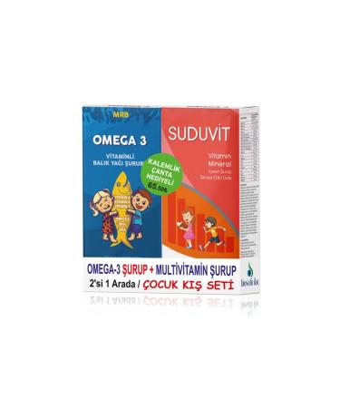 MRB Omega-3 Syrup + Suduvit Multivitamin Syrup 2 in 1 Children's Winter Set (bag HD)