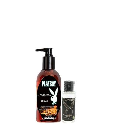 Playboy Aromatherapy Heated Massage Oil 120 ml Jasmin Aromatic Massage Body Massage Oil 50 ml
