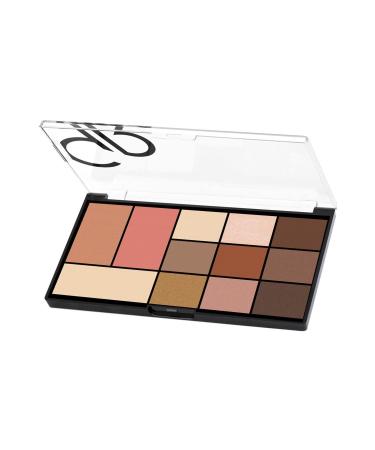 Golden Rose City Style Face And Eye Palette No: 01 Warm Nude