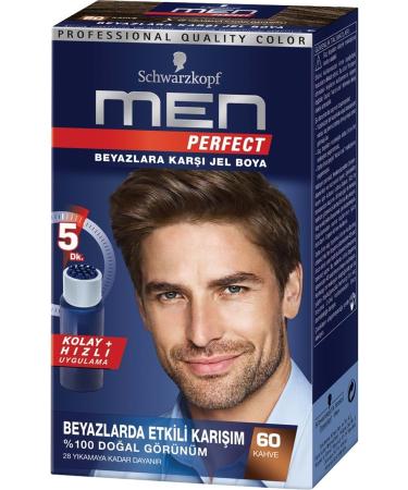 Schwarzkopf Men Perfect Hair Dye 60 Brown 80ml