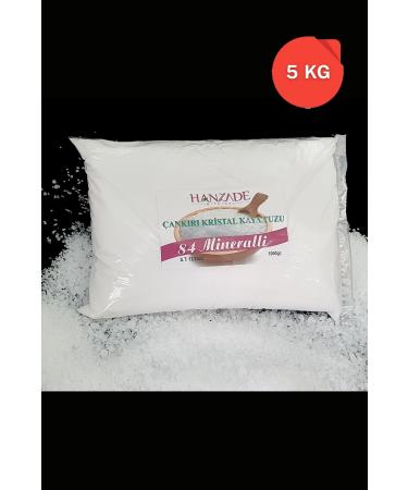 Hanzade Herbal 84 Mineral Natural ank r Crystal Powder Rock Salt 5 Kg
