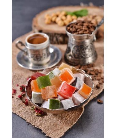ekerci Caferzade Mixed Fruit Turkish Delight 500 Gr
