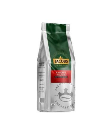 Jacobs Banquet Medium Espresso Beans Coffee 1000 Gr X 4 Packs - Buy Online on GoSupps.com