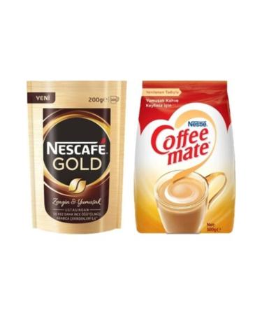Nescafe Gold 1 piece 200gr + coffee Mate 1 piece 500gr