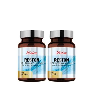 Balen Reston Plant Extracts And Vitamin 500 Mg 60 Capsules X 2 Pieces