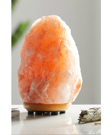 Aktarloji Himalayan Salt Lamp 1-2 kg + 1.5 mt Cable and Bulb with On-Off Switch