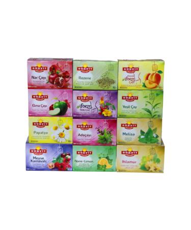 G nvit 12-Piece Mixed Series Cup Tea Bags - Buy Online on GoSupps.com