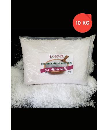 Hanzade Herbal 84 Mineral Natural ank r Crystal Grain Rock Salt 10 Kg