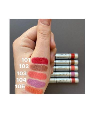 IMPALA Lipstick Red Raspberry- Longlasting Lipstick No: 101 - Buy Online on GoSupps.com