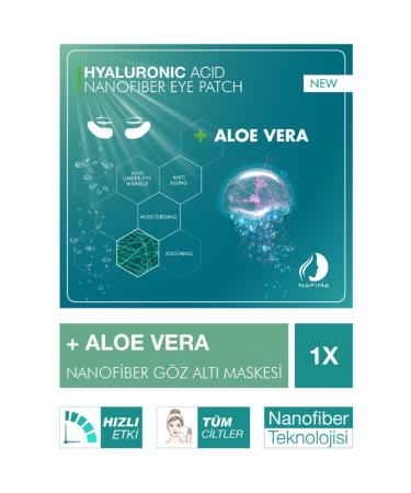 Nafima Hyaluronic Acid + Aloe Vera Nanofiber Under Eye Mask