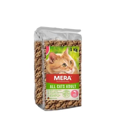 Mera All Cats Adult Fresh Salmon Meat Adult and Sterilized Cat Food 1 Kg