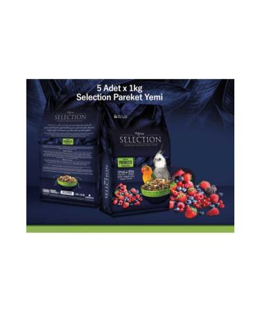 No Label Myyem Selection Parrot Food Sultan Lovebird 1kg X 5pcs