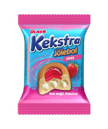 Ulker Kekstra Jellyball Cake Strawberry 40 gr