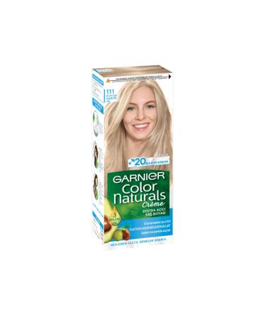 Garnier Color Naturals Hair Dye Extra Light Natural Ash Blonde No: 111 - Buy Online on GoSupps.com