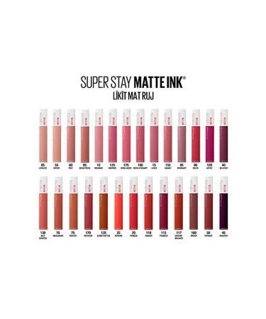 Maybeline Super Stay Matte Ink Liquid Matte Lipstick 65 Seductress Nude 5 Ml Category: - Buy Online on GoSupps.com