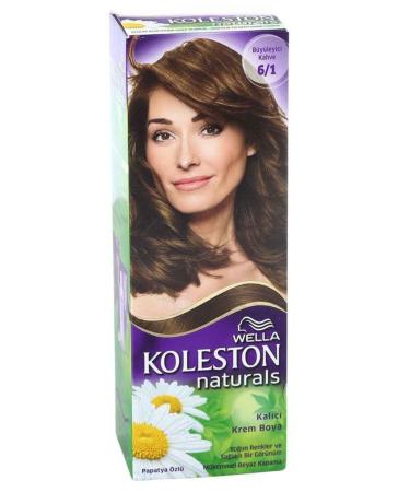 Wella Koleston Naturals Brown Dye 6/1 Fascinating