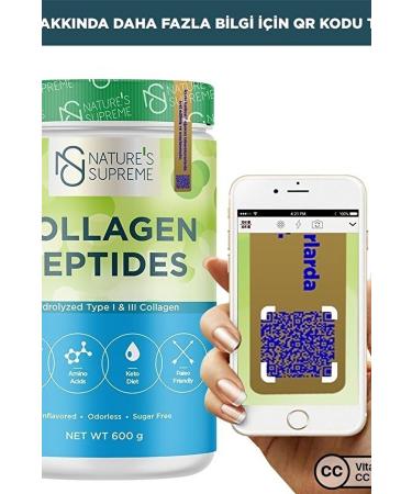 Natures Supreme Collagen Peptides Powder 600 gr Unflavored - Buy Online on GoSupps.com